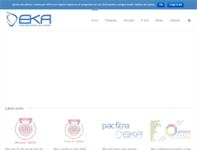 Tablet Screenshot of eka-systems.com